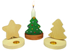 Kerzenhalter "Advent" aus Holz zum Gestalten