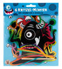 Kritzel-Anhänger „Little Monster“ 6er Set